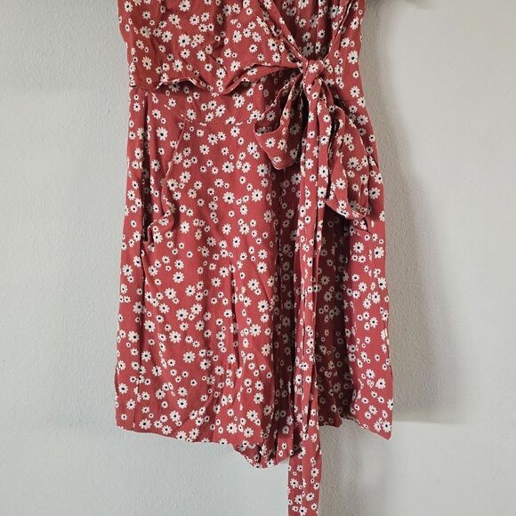 Madewell  Daysi Wrap Front Romper Size 2 Floral Print - Picture 6 of 11